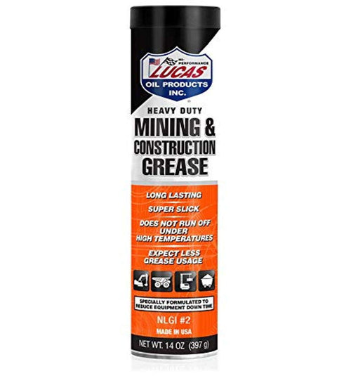 H/D Minng & Construction Grease Lucas Oil/30x1/14.0 OZ Cartridge