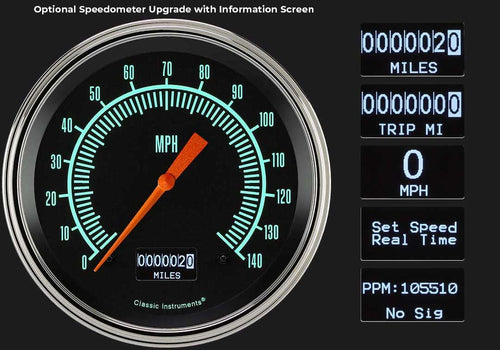 5IN Speedo, GS53SLC G Stock, 5IN Quad, 5IN TACH-GM