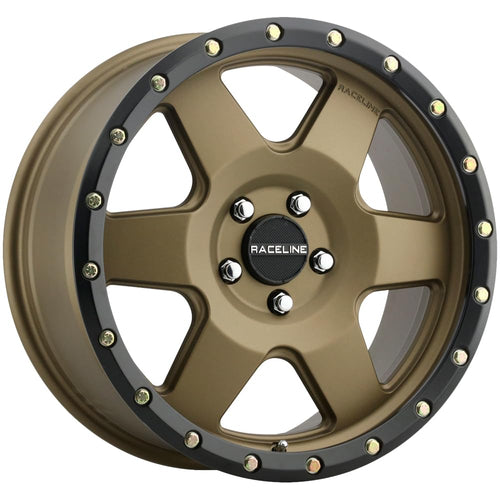 Raceline 946BZ Wheels Boost-CUV Satin Bronze Wheel (18 x 8. inches /5 x 110 mm, 35 mm Offset)