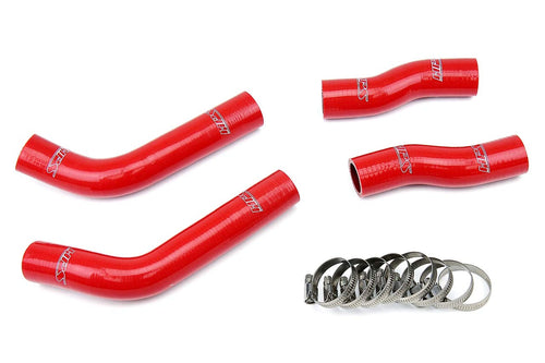 Red HPS 57-1315-RED Silicone Front Radiator Coolant Hose Kit