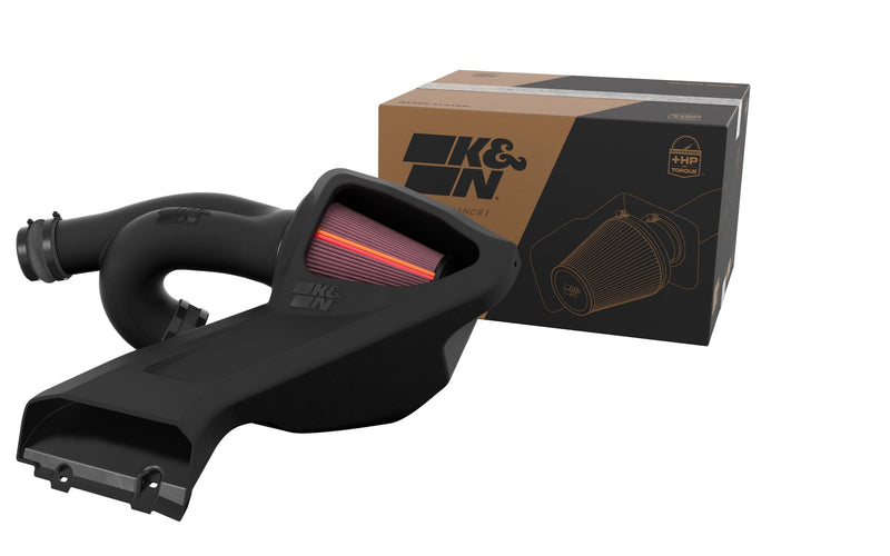NextGen K&N Cold Air Intake System: High-Flow Cotton Filter: Compatible with 2021-2025 FORD F150; F150 Raptor; 50-2617
