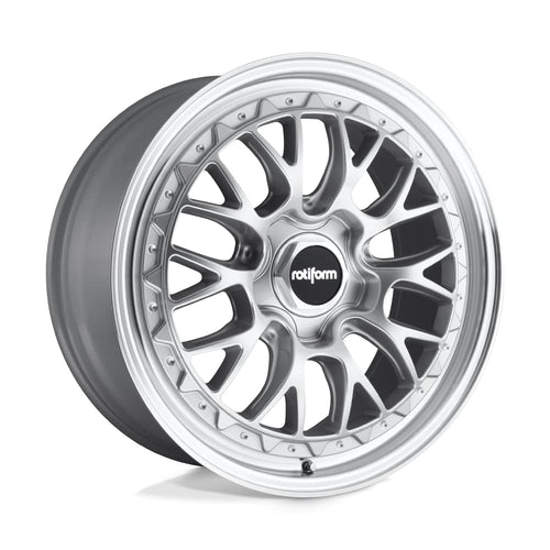 R155 Rotiform 18X8.5 5X112 GL-SLVR-MACH 45MM - R155188543+45