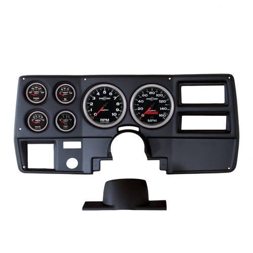AUTO METER Direct Fit Dash Kit 2137-12, Chevy Truck/Suburban 73-83, Tach/Mph/Fuel/Oilp/Wtmp/Volt, Sport-Comp Ii
