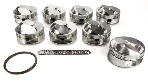 243331 JE PISTONS Piston - Big Block Dome - Forged - 4.600 in Bore - 0.043 x 0.043 x 3 mm Ring Grooves - Plus 46.00 cc - Big Block Chevy - Set of 8
