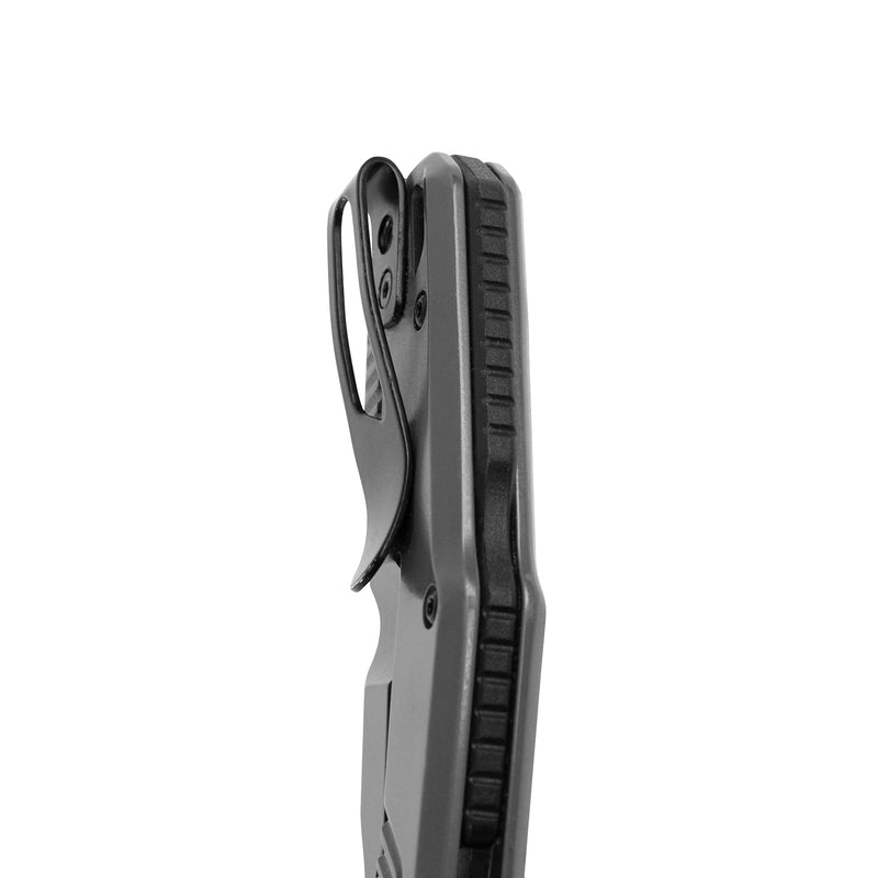Cannonball Kershaw Pocket Knife, 3.5" D2 Carbon Steel Drop Point Blade, SpeedSafe Assisted Opening with Flipper, Frame Lock, EDC