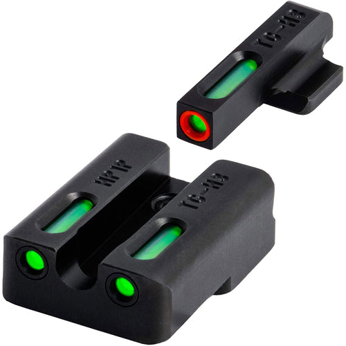 TFX Pro TRUGLO Tritium and Fiber Optic Xtreme Handgun Sights for H&K VP9, VP40, P30, P30SK, P30L, 45, and 45 Tactical Pistols, Black, One Size