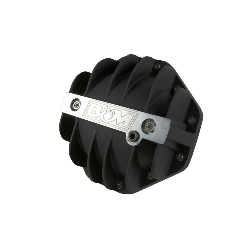 Chrysler 9.25" B&M Racing Differential Cover-Black, Cast Al