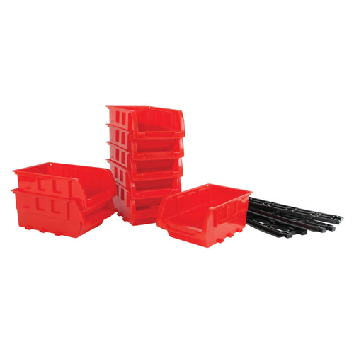 W5197 Performance Tool 8 Piece Small Stackable Storage Trays , orange