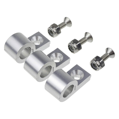 5/16" Polished Aluminum Line Clamp Red Horse Performance 320-516-5