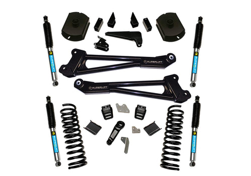 SUPERLIFT SUSPENSION RealTruck 4" Lift Kit for Dodge RAM 2500 | Complete Lift Kit with Front & Rear Bilstein 5100 Series Shocks and Replacement Radius Arms | K125B | Fits 2014-2018 Dodge RAM 2500 4WD