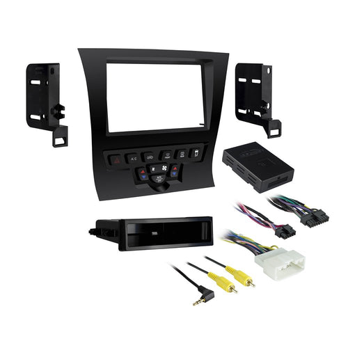 Metra Single/Double DIN 99-6525HG Dash Kit for 2011 - Chrysler 300 Vehicles (High Gloss Black)
