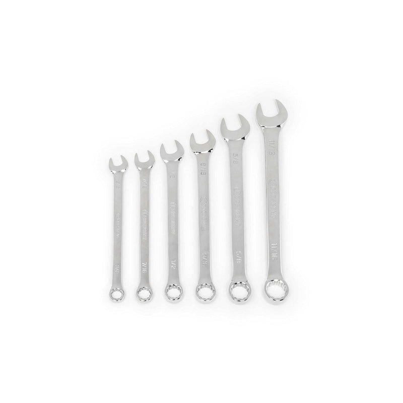 6 Piece Crescent 12 Point SAE Combination Wrench Set - CCWS0-05