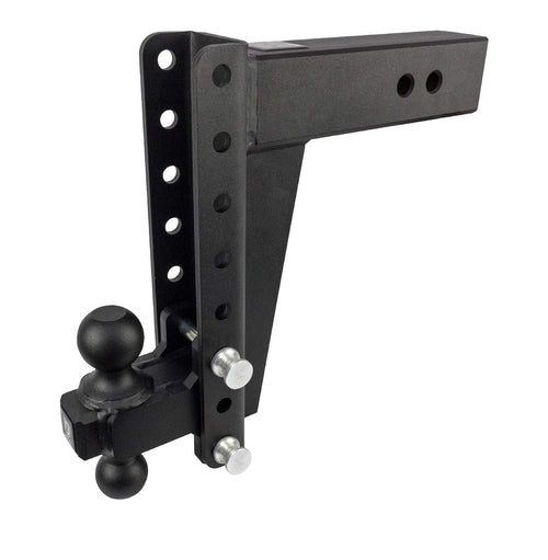 3.0" Adjustable Heavy Duty Trailer Hitch - BulletProof Hitches (22,000 lb. Rating) - 10" Drop/Rise Trailer Hitch with 2" & 2-5/16" Dual Ball - Powder Coat, Solid Steel, Corrosion-Resistant