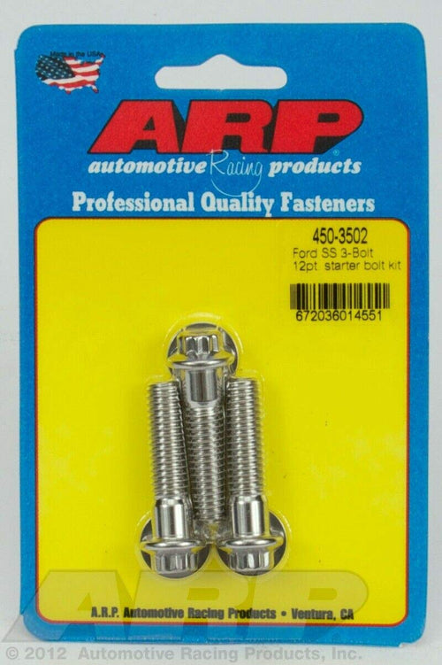 Starter Bolt Kit ARP (450-3502), Stainless Steel