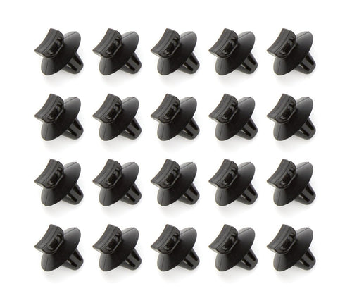 72010 Painless Performance Cable Tie Clips with Mount for 1/4" Hole, 20-Pack