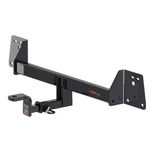 CURT Class 1 Trailer Hitch with Ball Mount, 1-1/4-In Receiver, Fits Prius Select Toyota, Prime