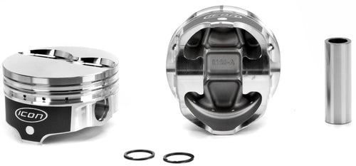 Icon Piston, Icon Pistons Premium Forged, 4.210 in Bore, 1/16 x 1/16 x 3/16 in Ring Grooves, Minus 5.50 cc