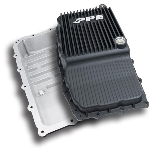 Heavy Duty PPE Cast Aluminum Deep Transmission Pan (BLACK) 128051220 Compatible for 2018+ GM Tahoe/Suburban/Yukon/Escalade with Allison 10L80 Transmission