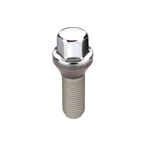Chrome Shank McGard Hex Lug Bolt (M12-1.25), Black
