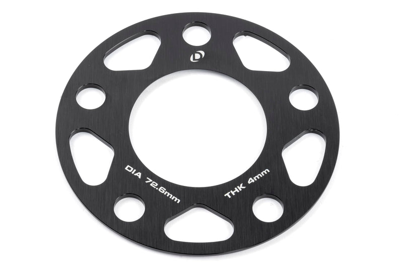 Dinan Wheel Spacers D210-2034 5x120 Bolt Circle - 72.6mm Center Bore - 4mm Thick - Pair