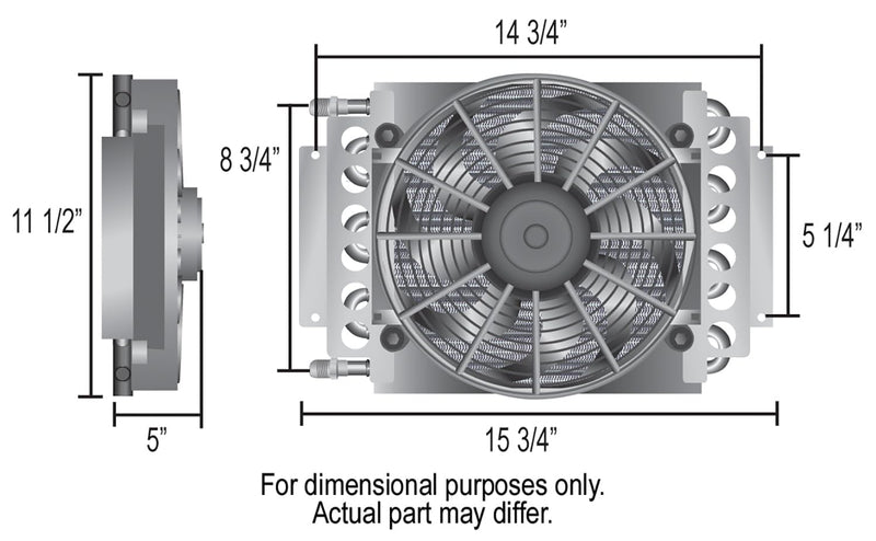 Black Derale 15500 Electra-Cool Remote Cooler