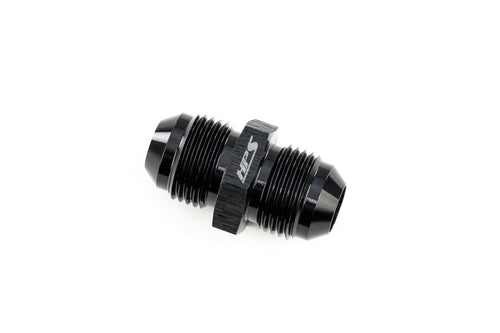 AN Male to Male HPS AN815-16 Union Adapter Fitting, Aluminum, Size: AN-16, Angle: Straight, Black