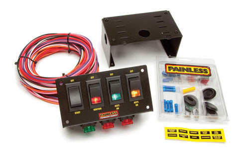 Universal Painless Performance 50301 Fused Switch Panel, 4-Switch