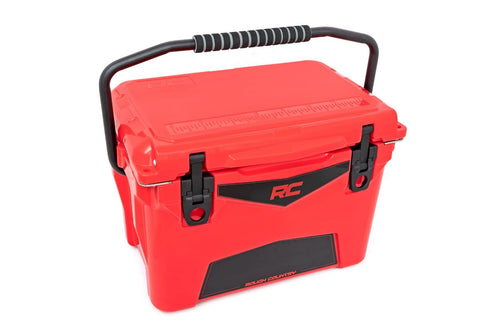 Rough Country 20QT Compact Cooler - UV Protected Rotomolded Hard Cooler, Leak Proof