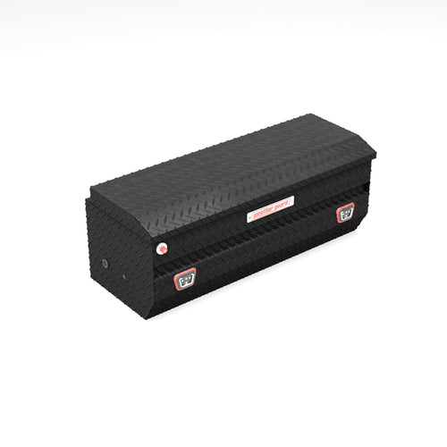 624-52-04 Weather Guard Aluminum All-Purpose Truck Tool Chest, Fits Full and Compact Size Trucks, 8.5 cu ft Storage Capacity (Matte Black)