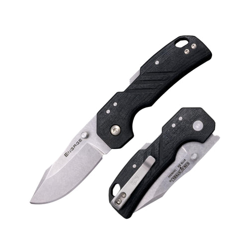 Cold Steel 2.5in Engage Steel 4116SS with GFN Handle and Atlas Lock Black