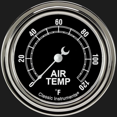 TR399SLF Classic Instruments Traditional 2 5/8" Outside Air Temperature Gauge Full Sweep