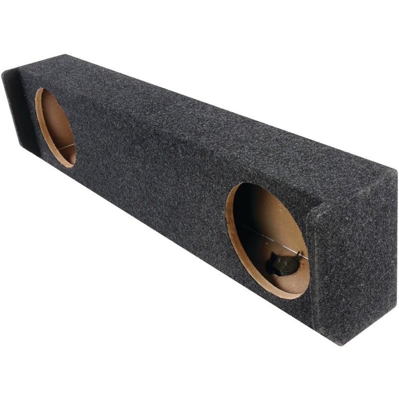 Dual Bbox 10" Sealed Carpeted Subwoofer Enclosure - Fits 2006-2014 Honda Ridgeline, Charcoal - Subwoofer Box Improves Audio Quality, Sound & Bass