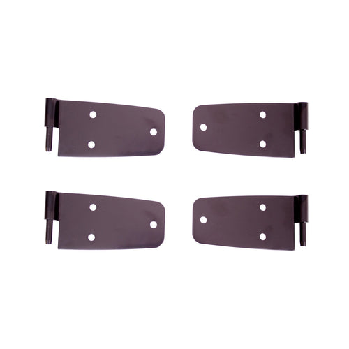 Rugged Ridge Jeep CJ Door Hinge Kit | Steel, Black | 11202.02 | Fits 1976-1986