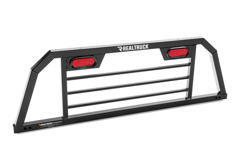 BACKRACK RealTruck SRL Rack with Lights Included, Black | SRL900 | Fits 2008-2019 Chevrolet/GMC Silverado/Sierra 1500; 2020-2025 Silverado/Sierra 2500/3500HD; 2004-2025 Ford F-150 & Others