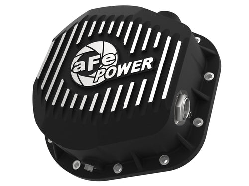 aFe POWER Differential Cover Pro Series Black w/Machined Fins - #46-70022 - Ford F-250/F-350/Excursion 86-25 V8 (td) (10.25/10.50-12)