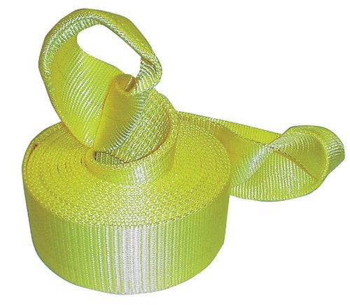 30' x 4" Keeper Vehicle Recovery Strap - 20,000 lbs. Max Vehicle Weight, Yellow