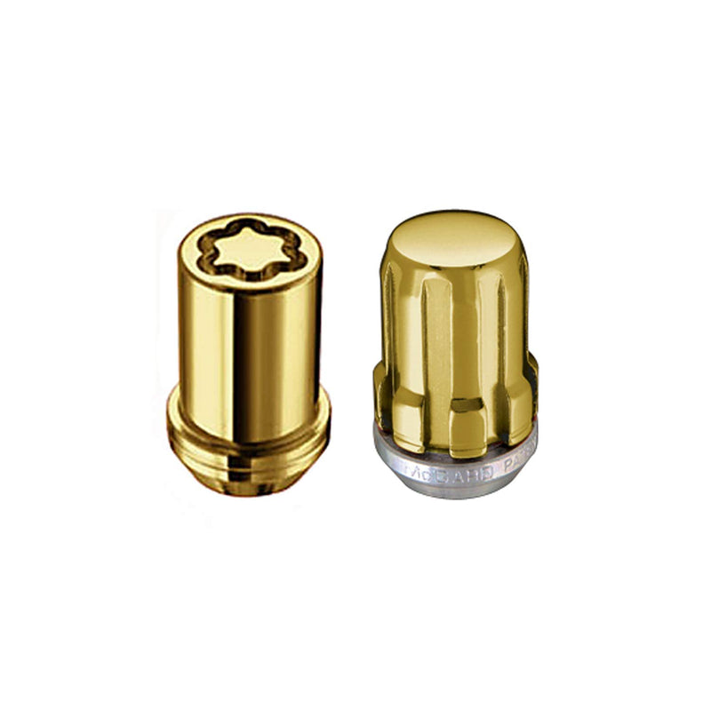 SplineDrive McGard 65557GD Chrome/Gold Wheel Installation Kit (M12 x 1.5 Thread Size) - for 5 Lug Wheels