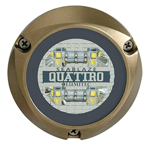 Lumitec 101510 Lighting, Underwater LED Light, SeaBlaze Quattro Light, Spectrum Full-Color RGBW