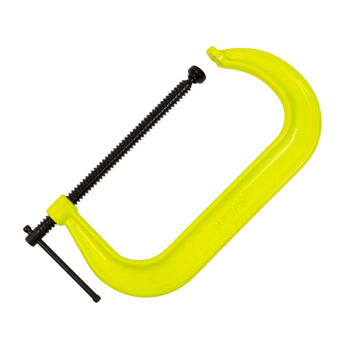Hi-Vis Wilton C-Clamp, 12-1/4" Opening, 6-1/4" Throat, 9300 Lbs. Clamping Force (Model 412-SF)