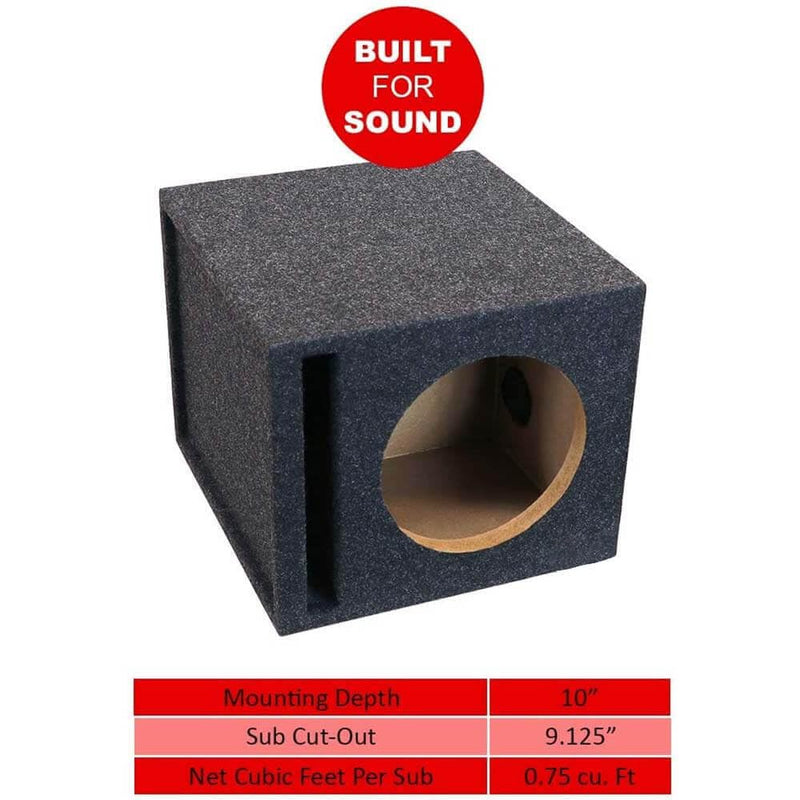 10 inch King Boxes S10V Single Ported Subwoofer Enclosure