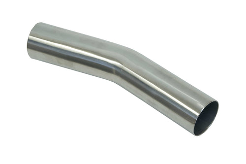 MS300-15 XFORCE Mandrel Bend 304 Stainless Steel Polished 3" 15 degree 1.5D 6" Leg