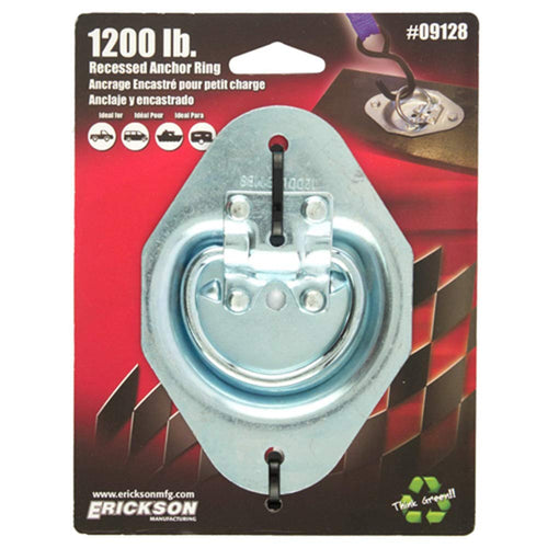 1200 Lb. Recessed Anchor Ring (9128) - Erickson Manufacturing, Qty 1