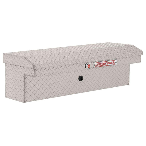 Weather Guard 41in Model 180-0-04 Low Profile Lo-Side Box, Aluminum, Clear, 3.0 cu ft