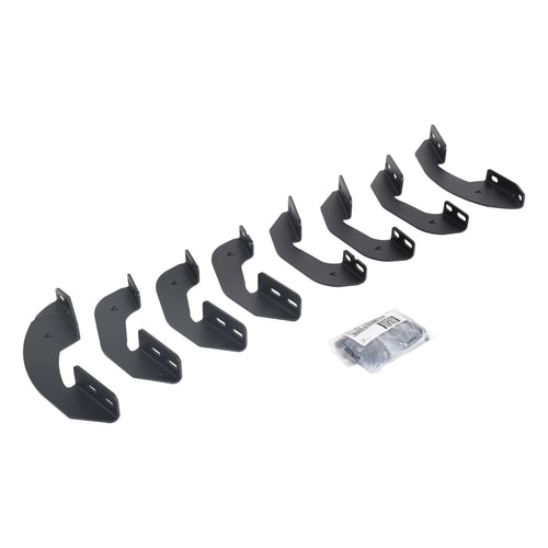 V-Series V3 / RB10 Slim / RB20 Slim / RB30 Slim / RB30 Mounting Brackets Go Rhino | Mild Steel, Textured Black | 6944156 | Fits 2007-2021 Toyota Tundra Crew Max Pickup