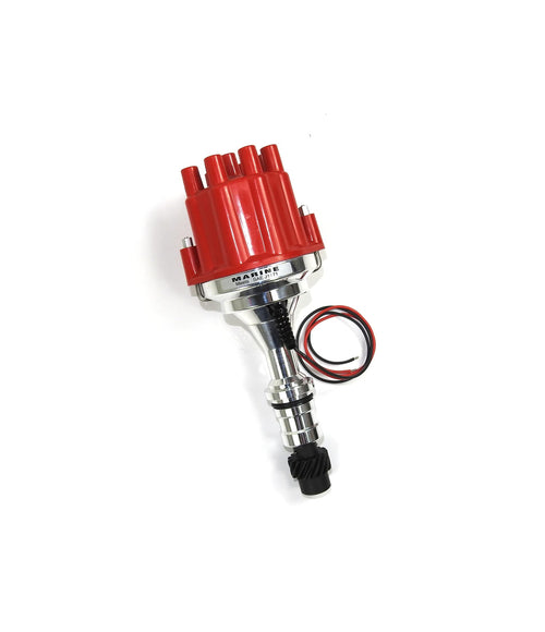 Billet Distributor Pertronix D7210801 (I3 Marine Olds Red Cap)