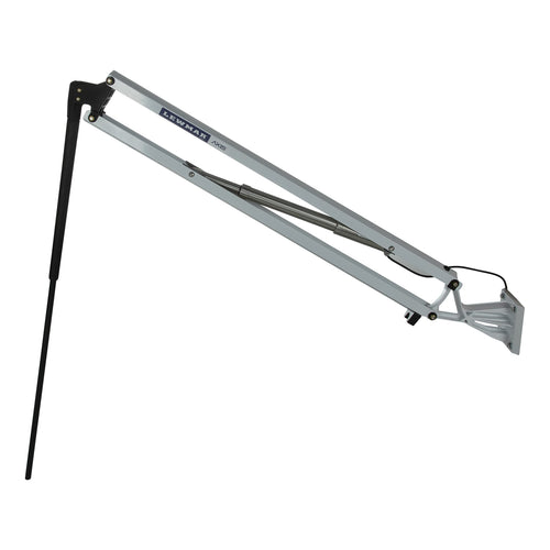 Lewmar Shallow Water Axis Anchor for use in up to 7' of Water, 12V Electrically Powered, Remote Controlled Deployment, Four Bar Articulating Arm, for Powerboats up to 26', White - 22108804