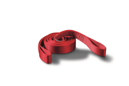 Nylon Webbing WARN 88894 Winch Tree Trunk Protector Rigging Strap, 1 Ton (2,000 lb) Capacity, 1" Width x 8' Length, Red