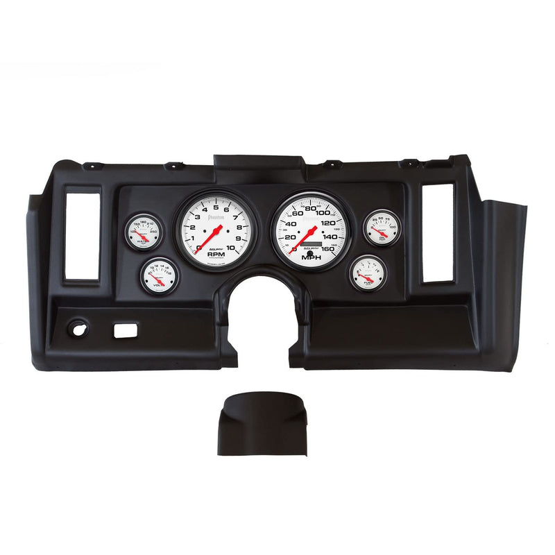 AutoMeter Dash Kit Direct Fit, Camaro 69, Tach/Mph/Fuel/Oilp/Wtmp/Volt, Phantom (2131-09)