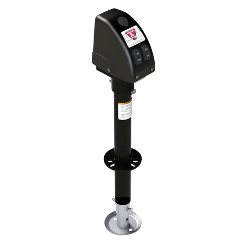 500187 Bulldog Black A-Frame Jack with Powered Drive, 3,500 lbs.