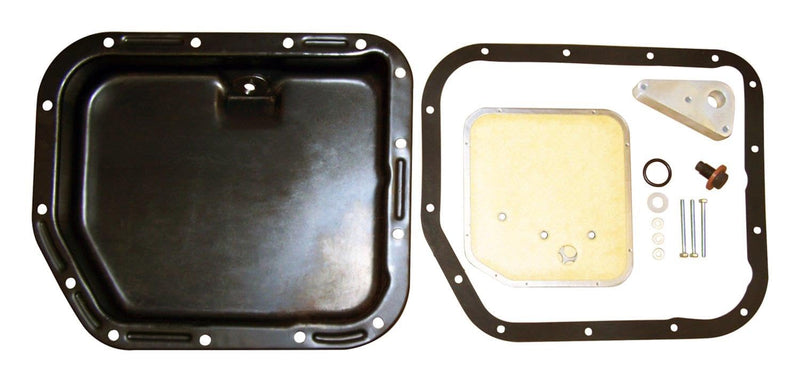 Off-Road Crown Automotive-24001 Deep Transmission Pan Kit - Black